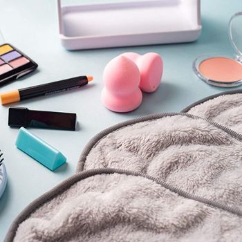 Obrázek z Odličovací žínka - tmavě růžová 