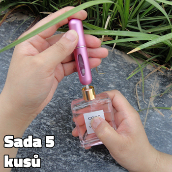 Obrázek Elegantní rozprašovač na parfémy - růžový