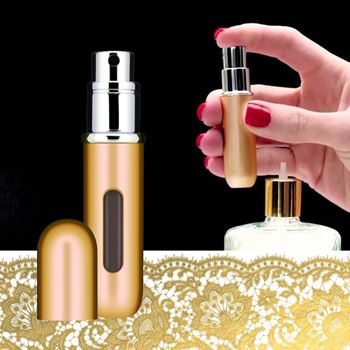 Obrázek z Elegantní rozprašovač na parfémy - růžový 