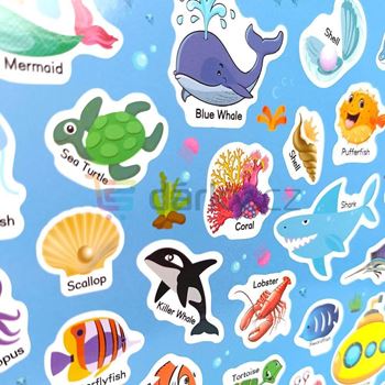 Obrázek z Kniha plná samolepek - oceán 