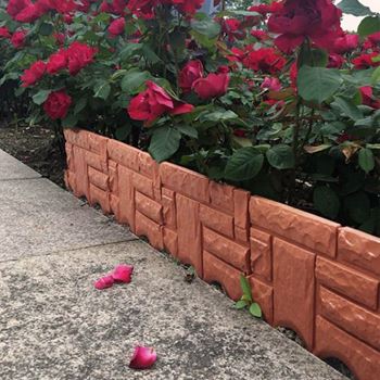 Obrázek z Zahradní palisáda - hnědá 