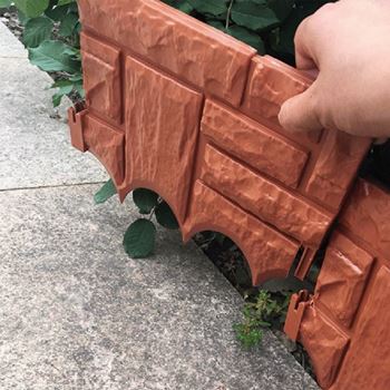 Obrázek z Zahradní palisáda - hnědá 