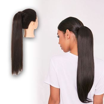 Obrázek z Příčesek do vlasů culík - hnědá 