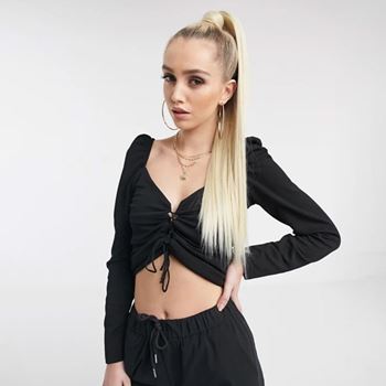 Obrázek z Příčesek do vlasů culík - hnědá 