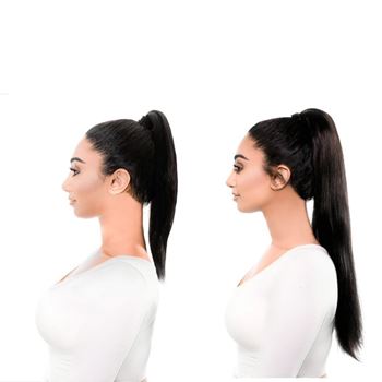 Obrázek z Příčesek do vlasů culík - hnědá 