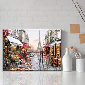 Obrázek z Diamantové malování s rámem - sova pálená 